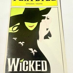 Wicked Broadway Musical Playbill Gershwin Theatre May 2007